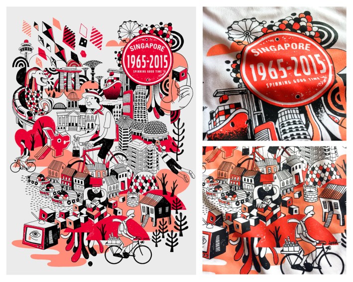 SG50 Screen Print